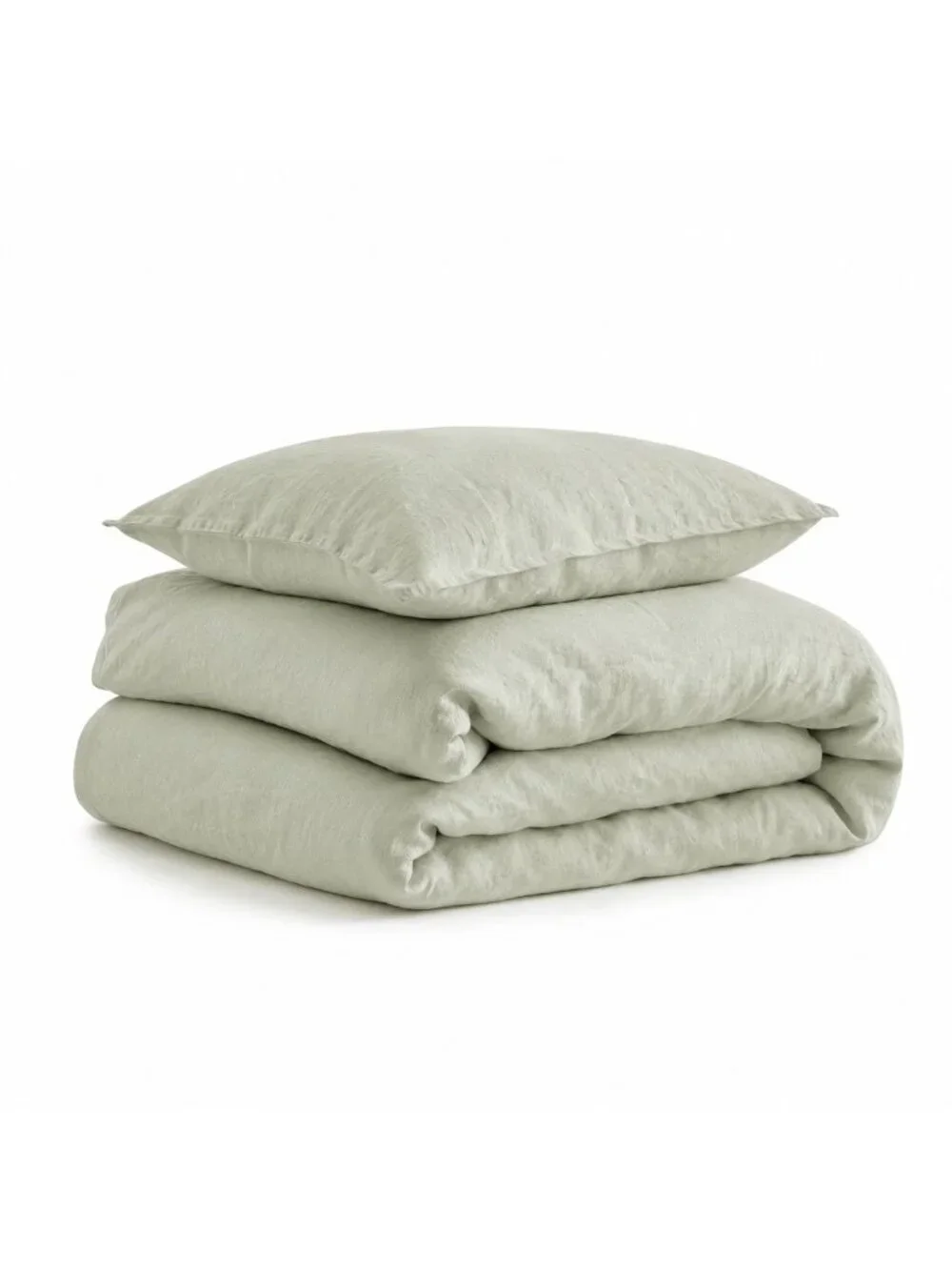 S15 | Quince European Linen Duvet Cover Full Queen Sage (retired) NWOT